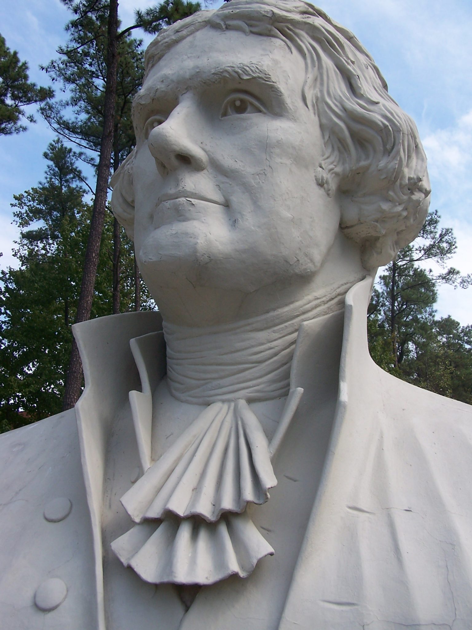 Really Big President Head Statues!